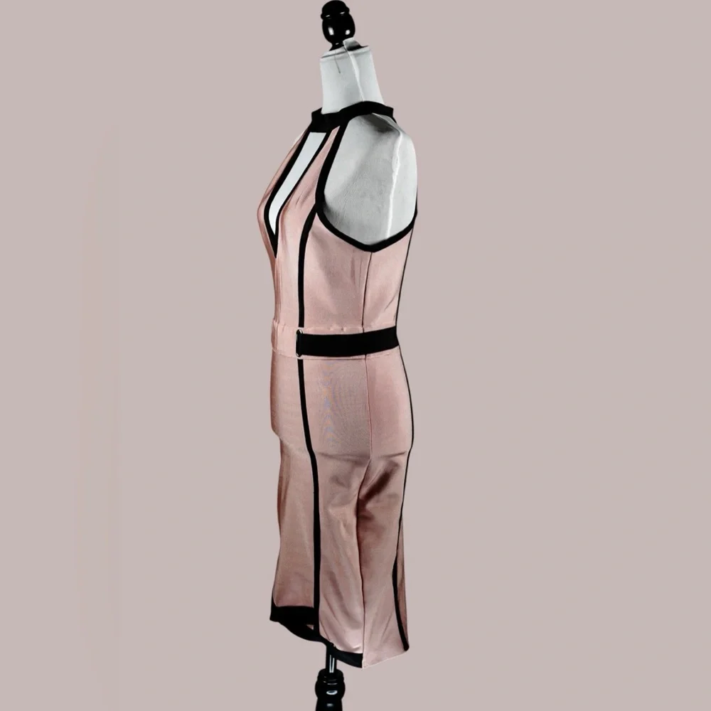 Valiant Paris Mesh Cutout Bodycon Dress L - Picture 5 of 12